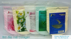 MẶT NẠ ĐẮP MẶT COLLAGEN TINH CHẤT VÀNG 24K, HOA HỒNG, TRÀ XANH , THUỐC BẮC, TỔ YẾN, SỮA