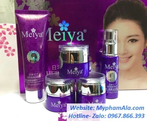 Mỹ phẩm trị nám tàn nhang dưỡng trắng da cao cấp Meiya Nhật Bản (5in1)