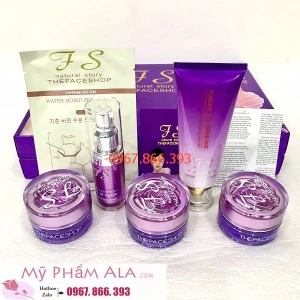 Mỹ phẩm TS tím 5in1trị nám, trắng da, Kem trị nám TS tím