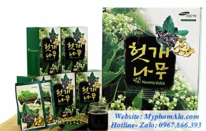 NƯỚC BỔ GAN GIẢI RƯỢU GIẢI ĐỘC HOVENIA HÀN QUỐC ( 30 GÓI X 70ML)