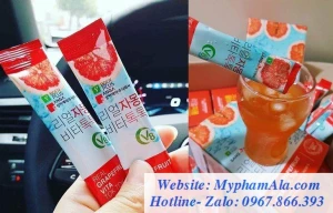 NƯỚC ÉP BƯỞI SANGA REAL GRAPEFRUIT VITA TOK TOK GIẢM CÂN HIỆU QUẢ