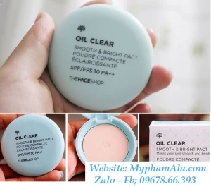PHẤN-NÉN-KIỀM-DẦU-OIL-CLEAR-SMOOTH-&-BRIGHT-PACT-SPF/FPS-30PA