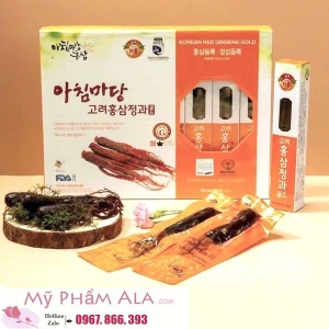 Sâm nguyên củ tẩm mật ong Achimmadang Hàn Quốc hộp 8 củ 300g