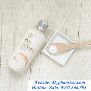 SỮA DƯỠNG LÀM SÁNG DA RICE&CERAMIDE MOISTURE EMULSION