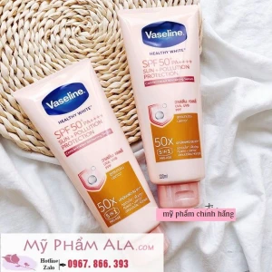 SỮA DƯỠNG THỂ 5IN1 VASELINE HEALTHY BRIGHT TUÝP 320ML