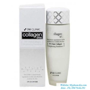 SỮA DƯỠNG TRẮNG DA 3W CLINIC COLLAGEN CHAI TRẮNG