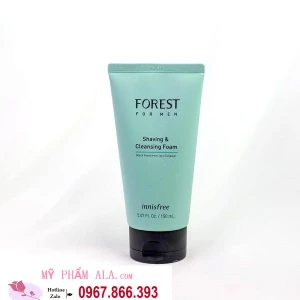 SỮA RỬA MẶT CHO NAM FOREST FOR MEN SHAVING & CLEANSING FOAM INNISFREE