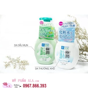 Sữa rửa mặt tạo bọt Hada Labo Gokujyun Hatomugi
