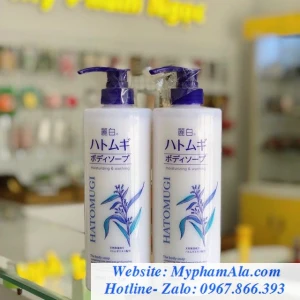 SỮA TẮM DƯỠNG ẨM TRẮNG DA HATOMUGI MOISTURIZING WASHING