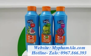 SỮA TẮM, GỘI & XẢ SUAVE KIDS 3 IN 1 CHO BÉ