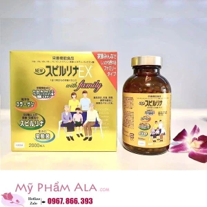 Tảo Xoắn Vàng Spirulina EX Family Dic Nhật Bản