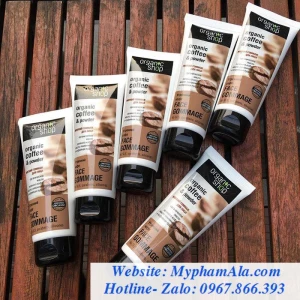 TẨY DA CHẾT MẶT ORGANIC SHOP ORGANIC COFFEE & POWDER