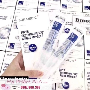 Tinh Chất Truyền Trắng Sur Medic Super Glutathione 100 hàn quốc