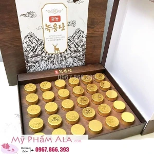 VIÊN AN CUNG- VIÊN HOÀN HỒNG SÂM NHUNG HƯƠU KWANGDONG HÀN QUỐC 3O VIÊN