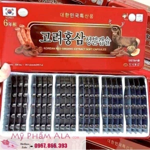 VIÊN ĐẠM SÂM NHUNG HƯƠU LINH CHI CAO CẤP HÀN QUỐC