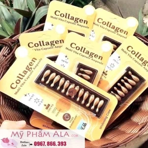 VIÊN DƯỠNG ĐẸP DA COLLAGEN TƯƠI MULTI VITA AMPOULE COLLAGEN