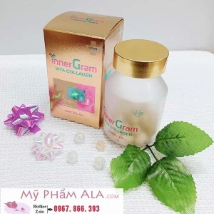 Viên uống cấp nước trắng da Inner Gram Vita Collagen 60 viên