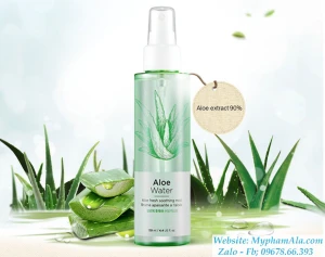 XỊT KHOÁNG LÔ HỘI ALOE FRESH SOOTHING MIST THE FACE SHOP