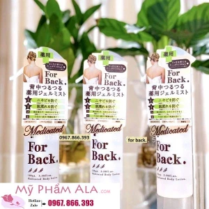 XỊT TRỊ MỤN LƯNG FOR BACK MEDICATED BODY LOTION 100ML