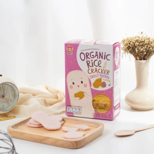 Bánh gạo organic bổ sung Omega 3 & DHA vị khoai lang