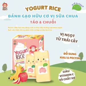 Bánh Gạo Sữa Chua Yogurt Rice Vị Táo Chuối Apple Monkey