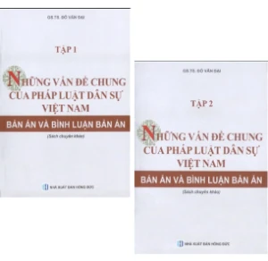 (Bộ Sách) Những Vấn Đề Chung Của Pháp Luật Dân Sự Việt Nam