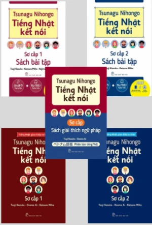 Bộ sách Tsunagu Nihongo - Tiếng Nhật Kết Nối (5 Cuốn) - Tsuji Kazuko, Katsura Miho