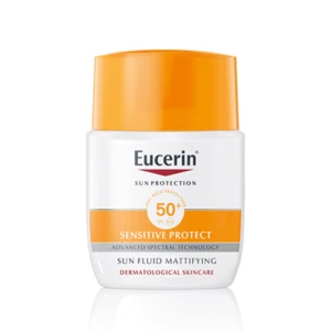 Eucerin Sun Fluid Mattifying SPF 50+ - Kem Chống Nắng Cho Da Nhạy Cảm, Mụn - 50ml | Belle Lab