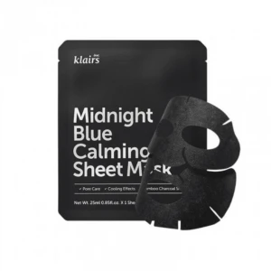 Klairs Midnight Blue Calming Sheet Mask - Mặt nạ dưỡng ẩm, làm dịu da - 25ml | Belle Lab