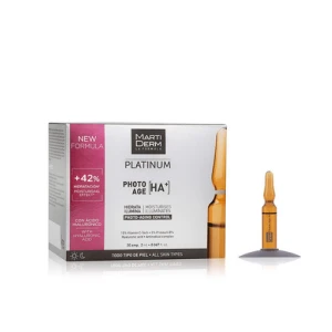 MartiDerm Platinum Photo Age HA+ - Ampoules 15% Vitamin C Nguyên Chất Chống Lão Hóa