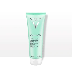 Vichy Normaderm Anti-Imperfection Deep Cleansing Foaming Cream - Sữa rửa mặt ngăn ngừa mụn và se nhỏ lỗ chân lông - 125ml | Belle Lab