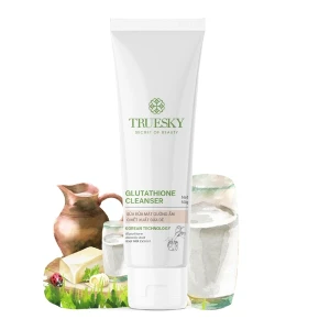 Sữa rửa mặt dưỡng ẩm Truesky Glutathione Cleanser chiết xuất sữa dê 50g