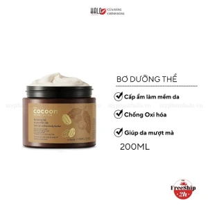 Bơ dưỡng thể chiết xuất cà phê cấp ẩm dưỡng mịn da Cocoon Dak Lak Coffee Body Butter 200ml