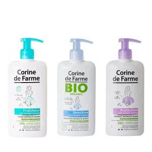 Dung dịch vệ sinh phụ nữ giúp làm sạch nhẹ nhàng Corine De Farme Intimate Gel 250ml