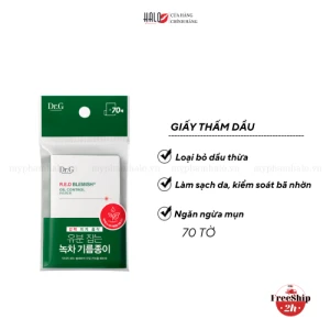 Giấy thấm dầu Dr.G R.E.D Blemish Oil Control Paper
