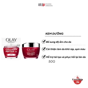 Kem Dưỡng Ẩm Ngăn Ngừa Lão Hóa Olay Regenerist Collagen Peptide 24 Moisturiser 50g