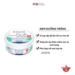 Kem Dưỡng Trắng Eveline Extra Soft Face And Body 200ml