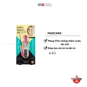 Mascara chuốt mi làm cong mi, chống lem, chống trôi hiệu quả Kissme Heroine Mascara Advance Film
