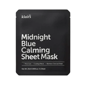 Mặt nạ làm dịu da Klairs Mignight Blue Calming Sheet Mask