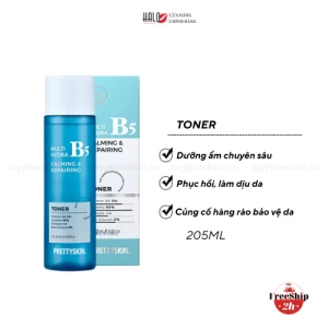 Nước hoa hồng Pretty Skin Multi Hydra B5 Calming & Repairing Toner