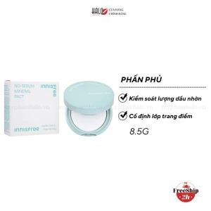Phấn nén kiềm dầu innisfree No Sebum Mineral Pact 8.5 g