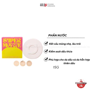 Phấn Nước Kiềm Dầu, Che Phủ Tốt Lemonade Supper Matte Cushion SPF50 /PA 15g