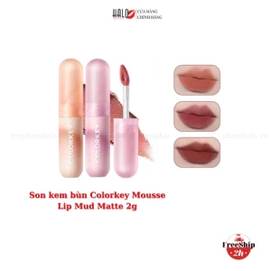Son Kem Bùn Mềm Mịn Như Nhung Colorkey Mousse Lip Mud Matte 2g