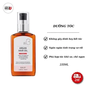 Tinh dầu dưỡng tóc bóng mượt Raip R3 Argan Hair Oil 100ml (10/26)