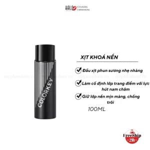 Xịt cố định lớp trang điểm Colorkey Airy Matte Setting Spray - Oily Skin Version Nam Châm Đen 100ml