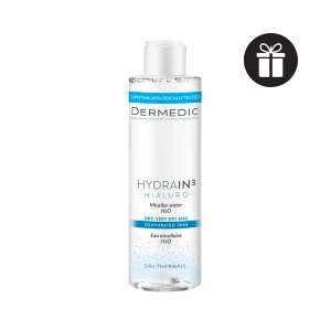 (GIẢM GIÁ 20%) Nước Tẩy Trang Cho Da Khô Và Da Mất Nước Dermedic Hydrain3 Micellar Water H2O