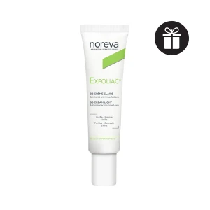 Kem Dưỡng Nâng Tone, Giảm Mụn Noreva Exfoliac BB Cream Light