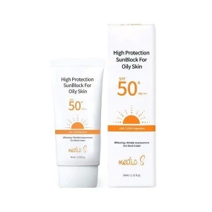 (TẶNG QUÀ) Kem Chống Nắng Medic S High Protection Sunblock For Oily Skin SPF50 PA