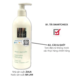 Nhũ tương ziaja mượt da toàn thân ziaja med atopic