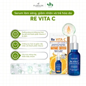 Serum dưỡng trắng và trẻ hóa da Re VitaC Floslek Revitalization Vitamin Concentrate 30ml (HSD 10/04/2028)